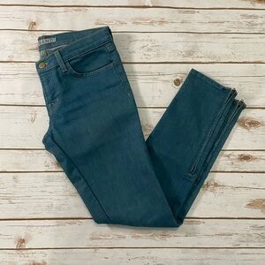 J Brand Teal Side Zipper Jeans